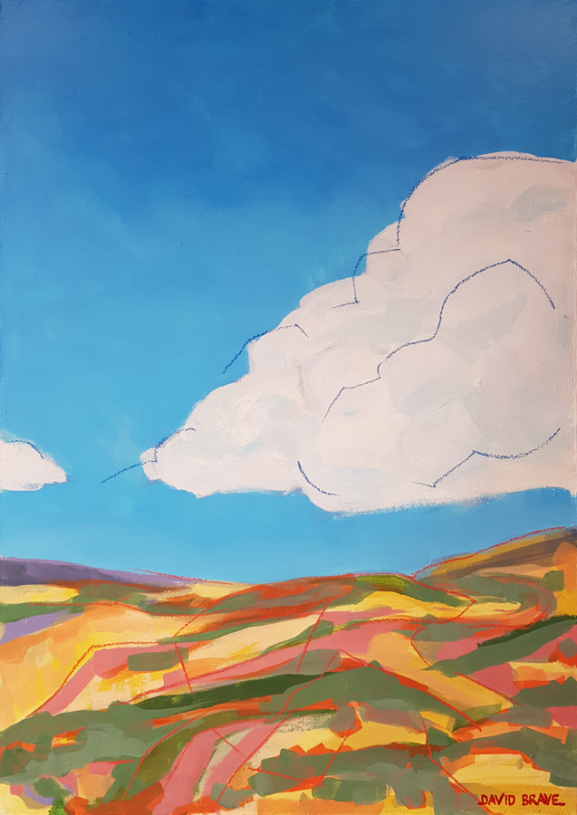 Abundant are the Good Things
Acrylics & Chalk on Board, 840mm x 1190mm
From the Twenty20 Collection Abundant are the Good Things, David Brave